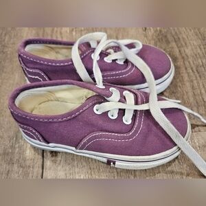 Levi's canvas‎ sneaker ~purple toddler girls size 7